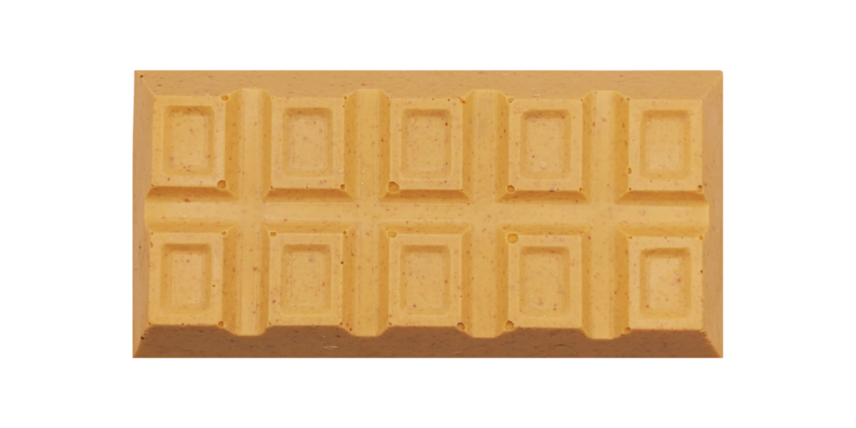 Orange Creamsicle bar stuffed with white orange creamsicle cake and white frosting