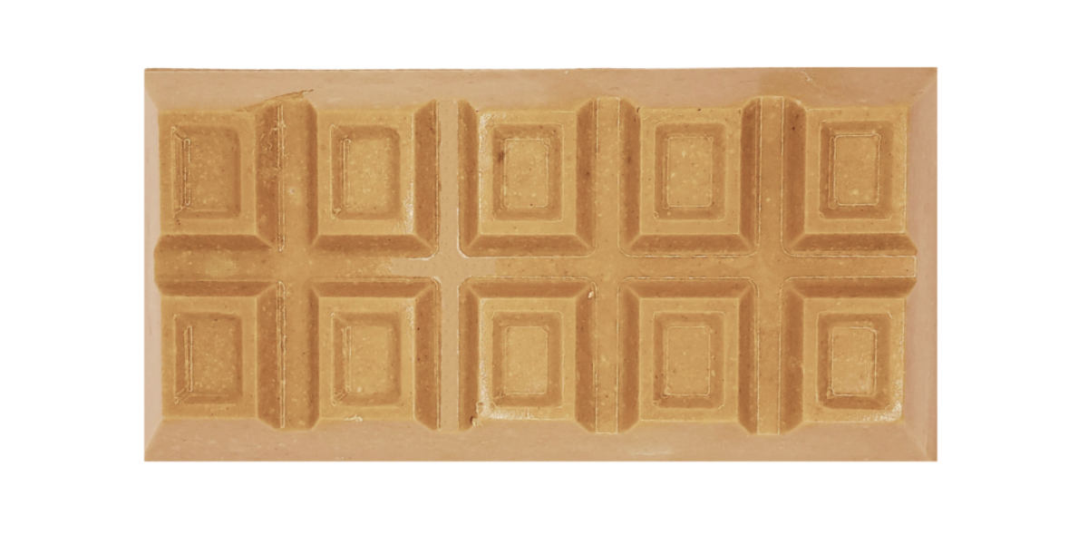 Peanut Butter and Nutella chocolate bar stuffed with peanut butter, nutella, butter cake & vanilla cookie
